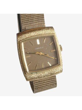 Vintage 1974 Caravelle 29mm Mechanical Wristwatch IIDP Base Metal works